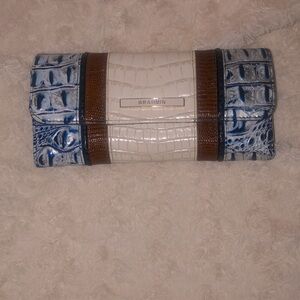 Brahmin Veronica Coastal Blue Odysea wallet
